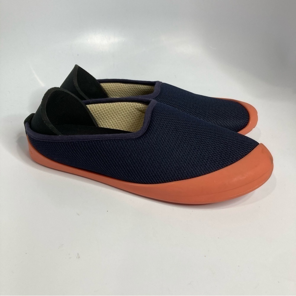 Mahabis indoor outdoor slippers size‎ 39 navy blue salmon